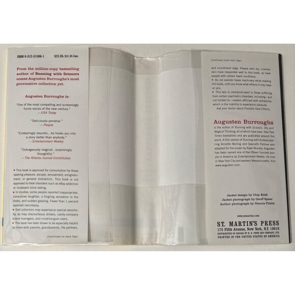 Possible Side Effects by Burroughs Augusten NY St Martins Press 2006 1st Ed HC - Picture 5 of 11